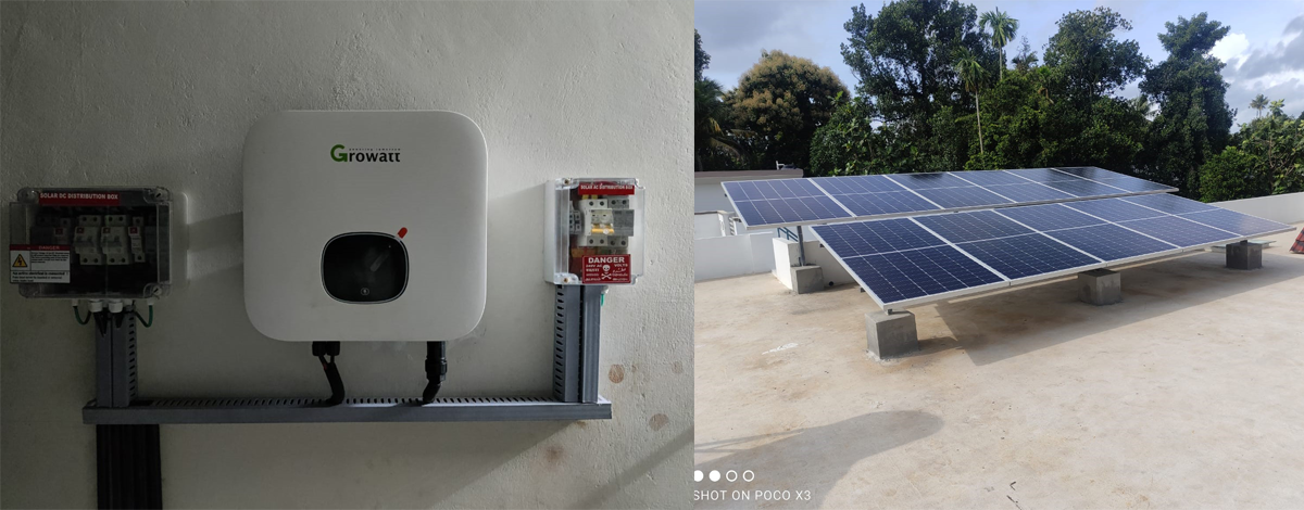John — 5 kW residential solar installation at Perumbavoor